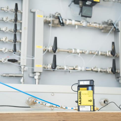 Kalibrierung von Gas-Durchflussmessern