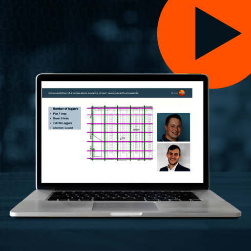 Bildausschnitt vom Live-Webinar Webinar Temperature Mapping in Food Logistics